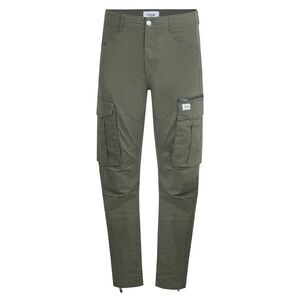 Firetrap Mens Cotton Blend Cargo Pants / Khaki Green